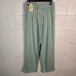 Salt Life Women's Skipper Drawcord Elastic-Waist Pants - Fresh Mint Small
